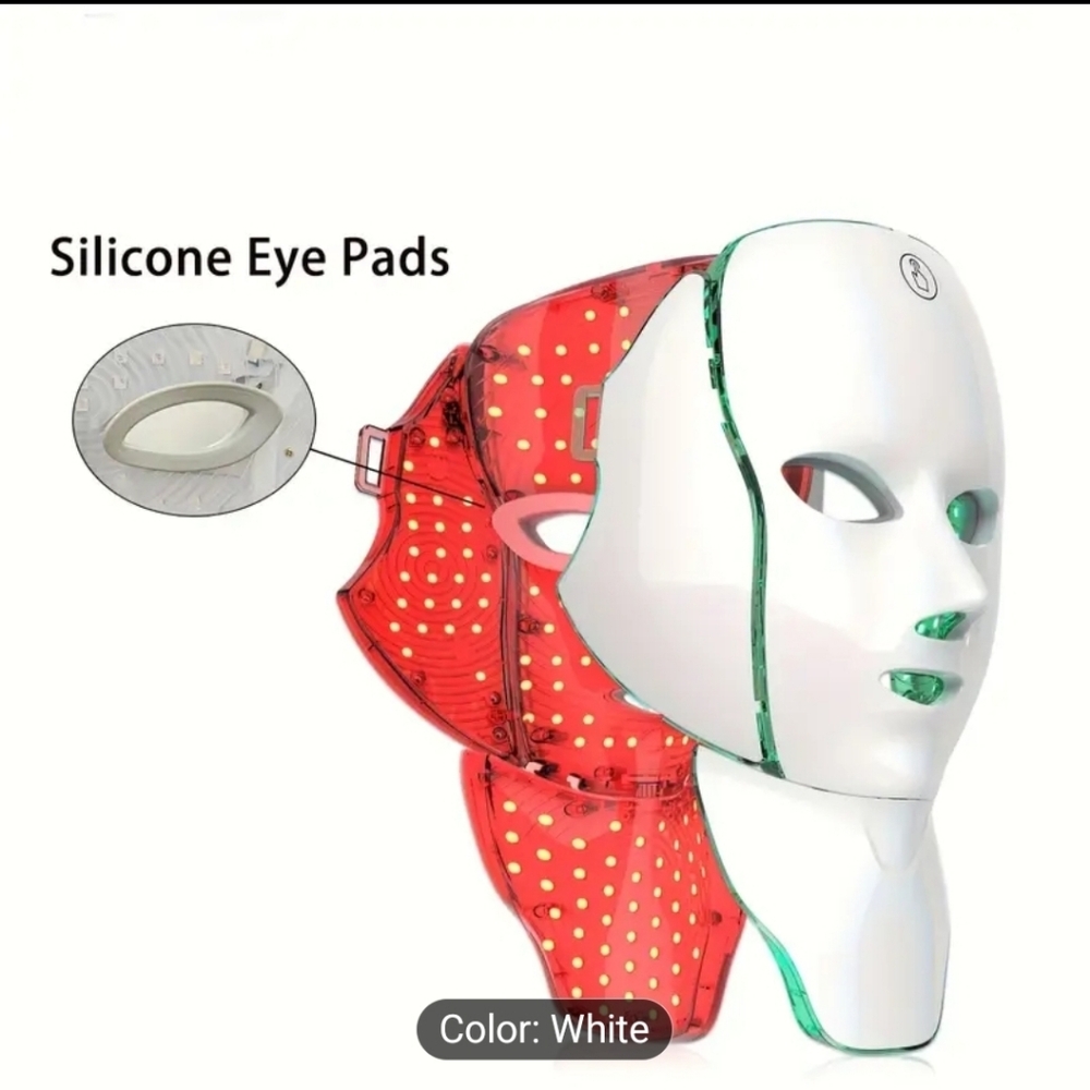 White Portable Facial and Neck Mask Machine